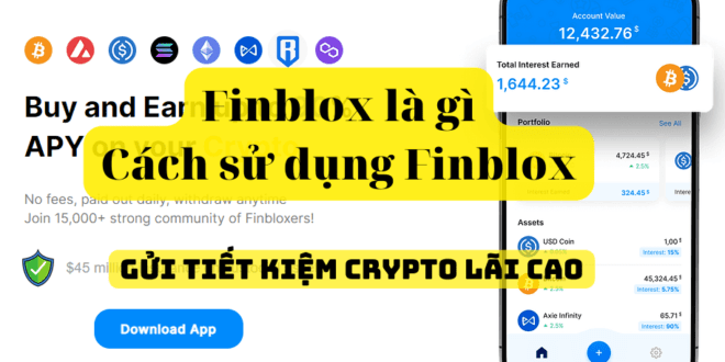 Finblox là gì - Cách sử dụng Finblox gửi tiết kiệm