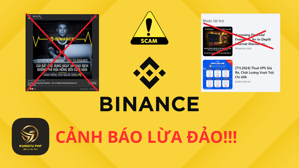 cảnh báo lừa đảo binance destkop app