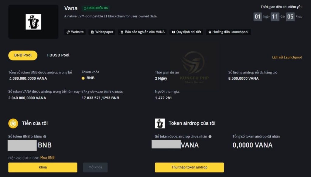 Launchpool Vana